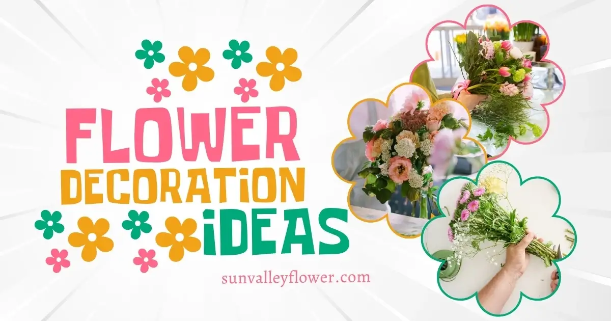 Creative flower decoration ideas for home and events from Sun Valley Flower in Dubai.