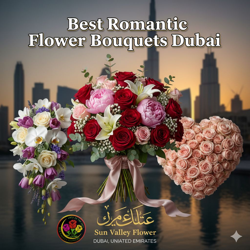 Best romantic flower bouquets Dubai