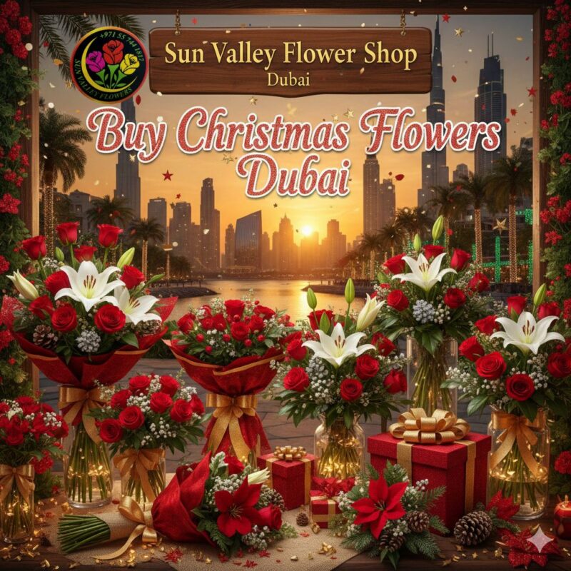 Buy Christmas Flowers Dubai