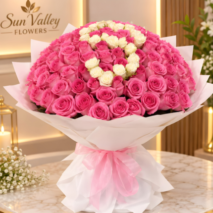 Luxury Pink Rose Bouquet